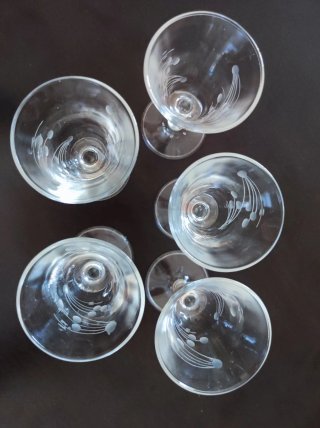 Copas de licor Finelsa grabadas - Set de 5
