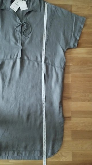 Vestido Kaftan 100% Lino Zara Woman