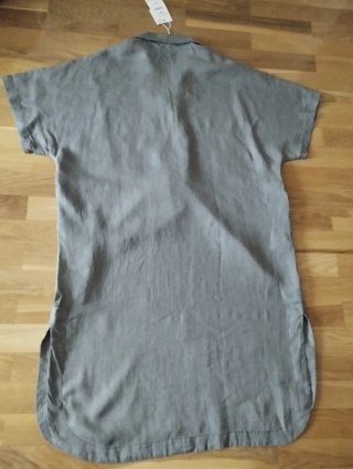 Vestido Kaftan 100% Lino Zara Woman