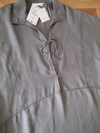Vestido Kaftan 100% Lino Zara Woman