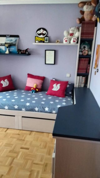 Dormitorio juvenil completo: Cama, armario, cómoda
