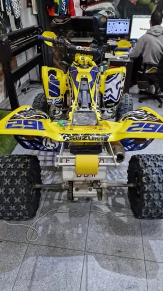 Quad Suzuki LTZ 400 Azul/Amarillo