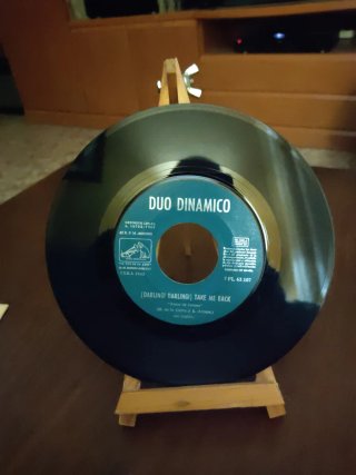 Vinilo single. El Duo Dinámico: Canta en inglés.
