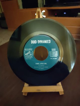 Vinilo single. El Duo Dinámico: Canta en inglés.