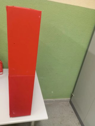 Zapatero Ikea Rojo Plástico