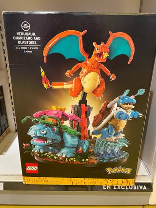 LEGO Pokémon Venusaur, Charizard e Blastoise