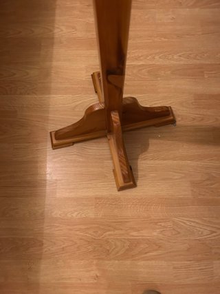 Perchero de madera estilo rústico