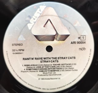 LP 1983 🇪🇺 STRAY CATS - RANT N RAVE