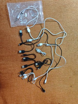 Pack 12 Cables Micro USB Varios Tamaños