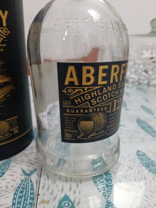 2 Scatole e 1 Bottiglia Vuota Aberfeldy 12 Anni