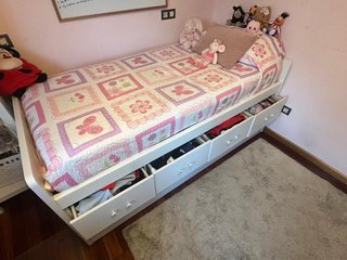 Cama nido 90x190cm completa con colchones