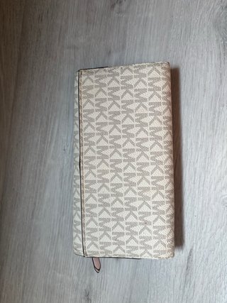 Cartera Michael Kors Beige Original