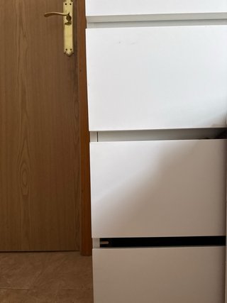 Cómoda MALM 6 cajones blanca