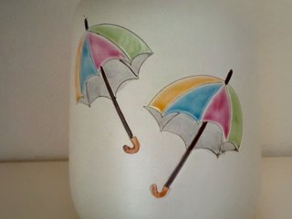 Vaso ceramica con dipinto (433)