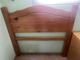 Cabecero de cama de madera 90