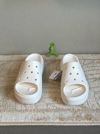 Ciabatte Crocs Platform Bianche Tg 39/40
