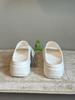 Ciabatte Crocs Platform Bianche Tg 39/40