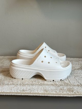 Ciabatte Crocs Platform Bianche Tg 39/40