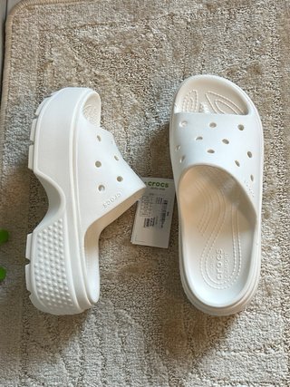 Ciabatte Crocs Platform Bianche Tg 39/40