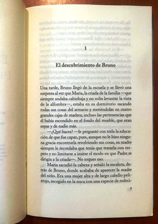 "El niño con el pijama de rayas", de John Boyne