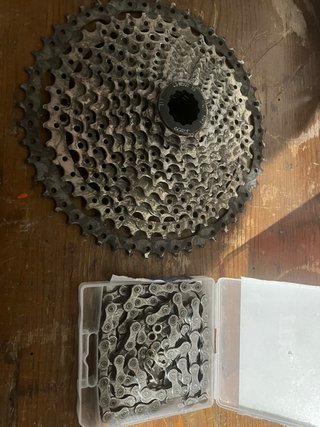 Cadena y Cassette Bicicleta