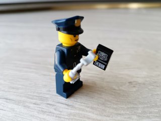Lego Minifigure poliziotto