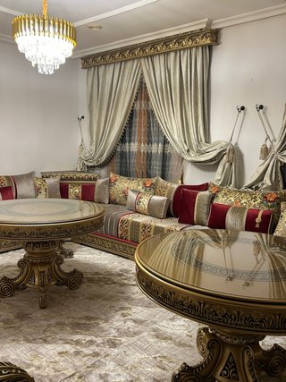 Salón Marroquí Dorado y Rojo