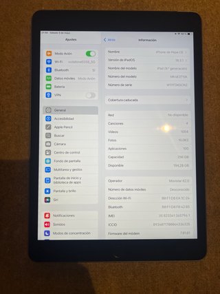 iPad 9ª Gen 256GB Gris Espacial
