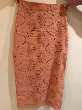Conjunto Lady Pipa Top y Falda Naranja