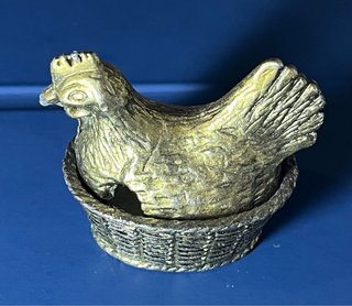 Gallina Cesta Vintage Contenitore Collezione