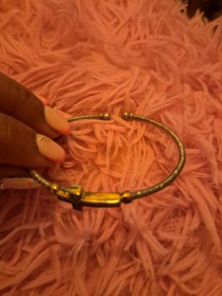 Pulsera Plata 925 y Baño Oro Cruz
