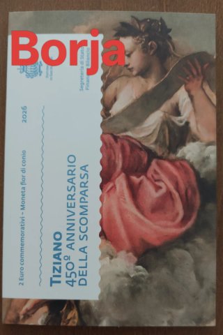 Lote Borja - Moneda 2 Euro Tiziano 2026