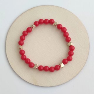 3 Pulseras Elásticas con Estrellas Doradas