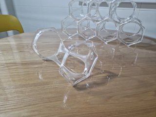 Botellero PVC Diseño Modular Hexagonal