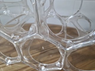 Botellero PVC Diseño Modular Hexagonal
