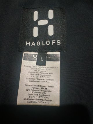 HAGLÖFS COULOIR GORE TEX RECCO HARDSHELL