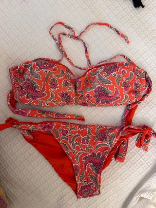 Costume e copricostume fantasia floreale M