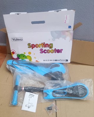 Patinete infantil 3 en 1 azul