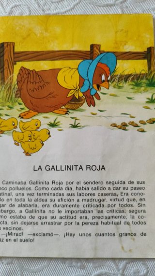 La gallina roja (Pequeñas Aventuras, Disney)