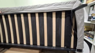 Sofá Cama NYHAMN Gris 3 Plazas