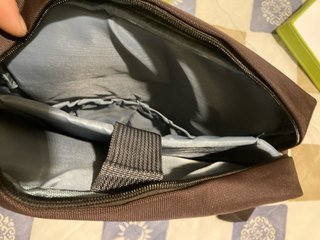 Bolso para portátil marrón