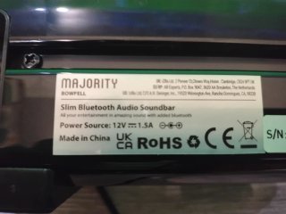 Barra de Sonido Majority Negra y Verde