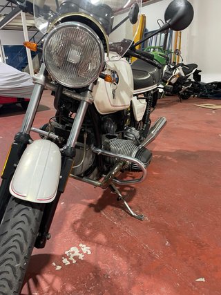 BMW R100RS Beige/Blanco