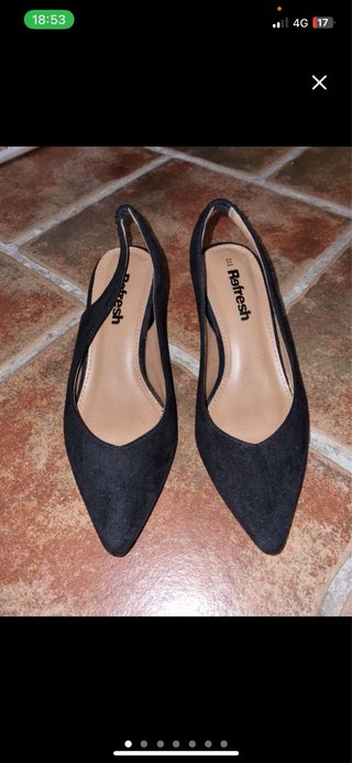 Zapatos Refresh Negros Talla 39