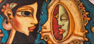 Lote de 2 Platos Decorativos Cerámica de Cuba
