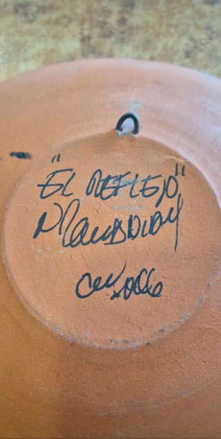 Lote de 2 Platos Decorativos Cerámica de Cuba