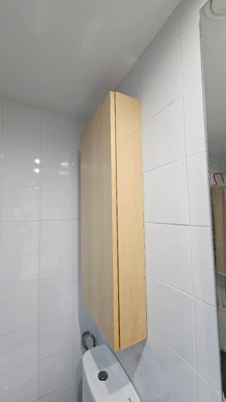 Armario lavabo madera marrón