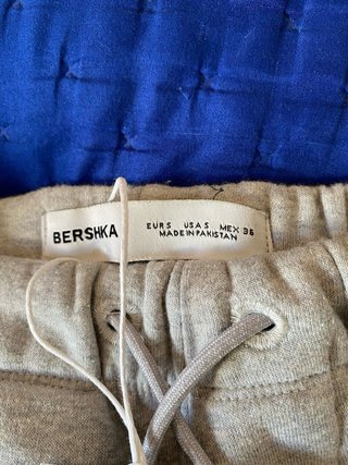 Calça Jogger Cinza Mescla Bershka