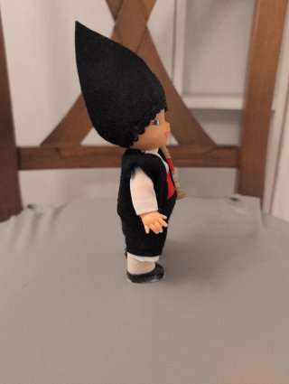 Figura de gaitero tradicional