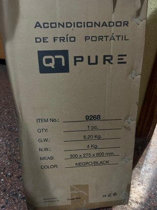 Enfriador de aire portátil Q7 PURE